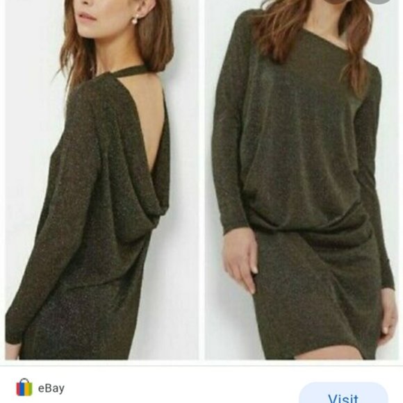 Ted Baker London Sparkle Layered Dress NWT Size 6 - Picture 2 of 4